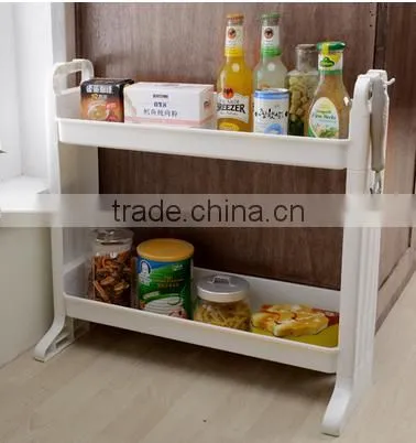 Multifunctional Plastic PP Kitchen Storage Rack Shelf Shelves