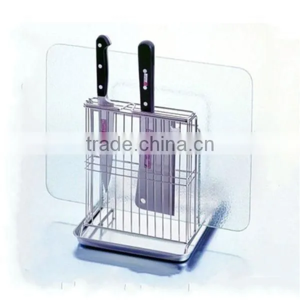 utility multi-functional Kitchen Storage Knife & Cutting Board Rack