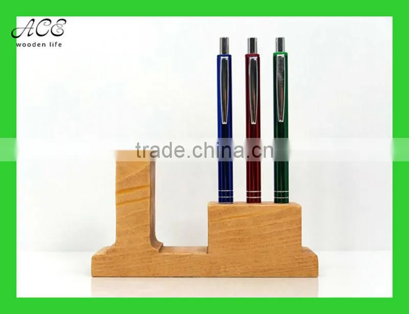 Wooden desk pen holder Pen holder Pencil holder Wooden decoration