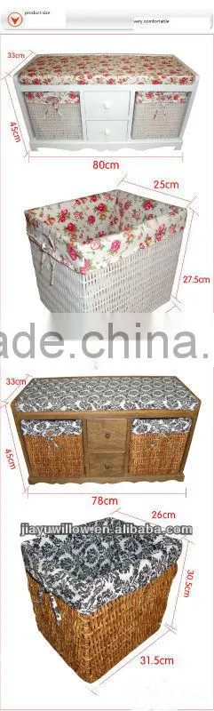 HOT Mocha-color europe import wood shoe stool living room furniture from china