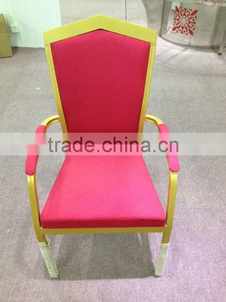 wholesale chair banquet stacking banquet chair hotel chair with arm