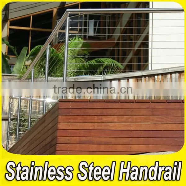 Fabrication Project Stainless Steel Balcony Wire Mesh Railings Stainless