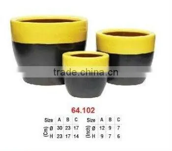 Vietnam ceramic Indoor flower pottery for Home and Garden