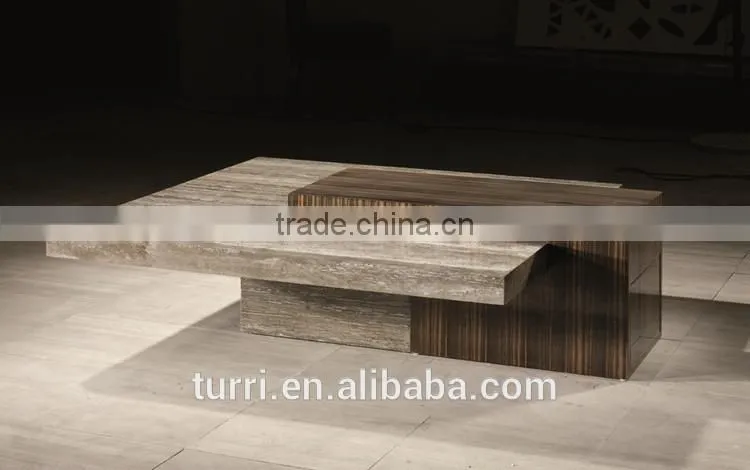 Antique Travertine end table,Living room end table