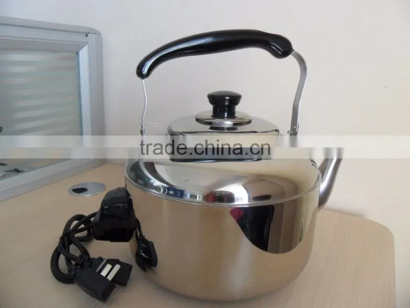 Wholesale 4L 5L 6L 7L stainless steel whistle electric kettle