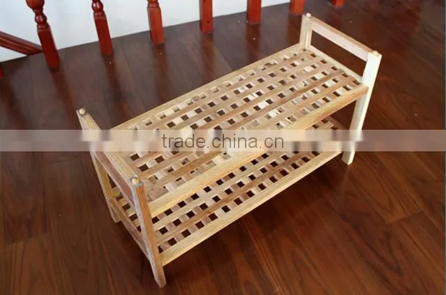 Reasonable price walnut shoe rack