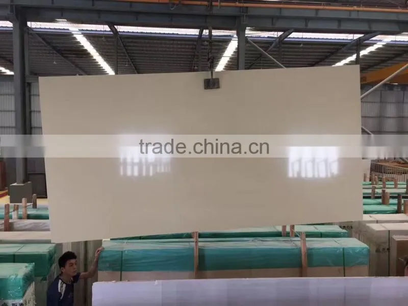 Beige Color Artificial Quartz Stone Slab
