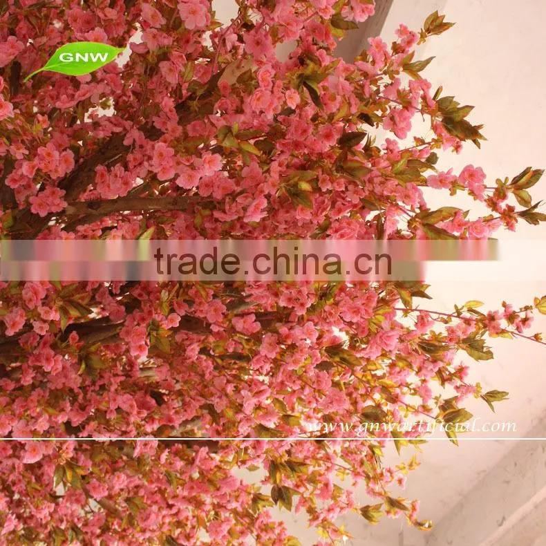 Pink Indoor Ornamental Artificial Cherry Blossom Tree 3.5 Meter High Wholesale High Simulation