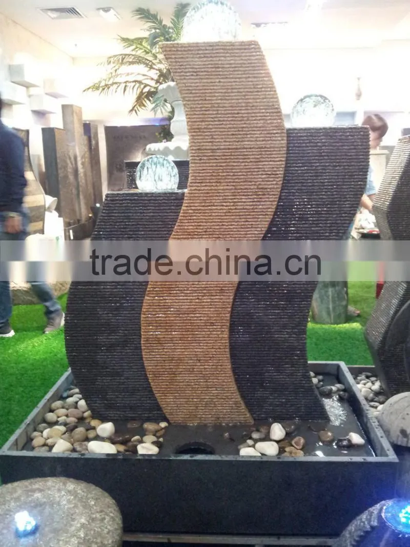 landscaping and decking natural stone garden water features