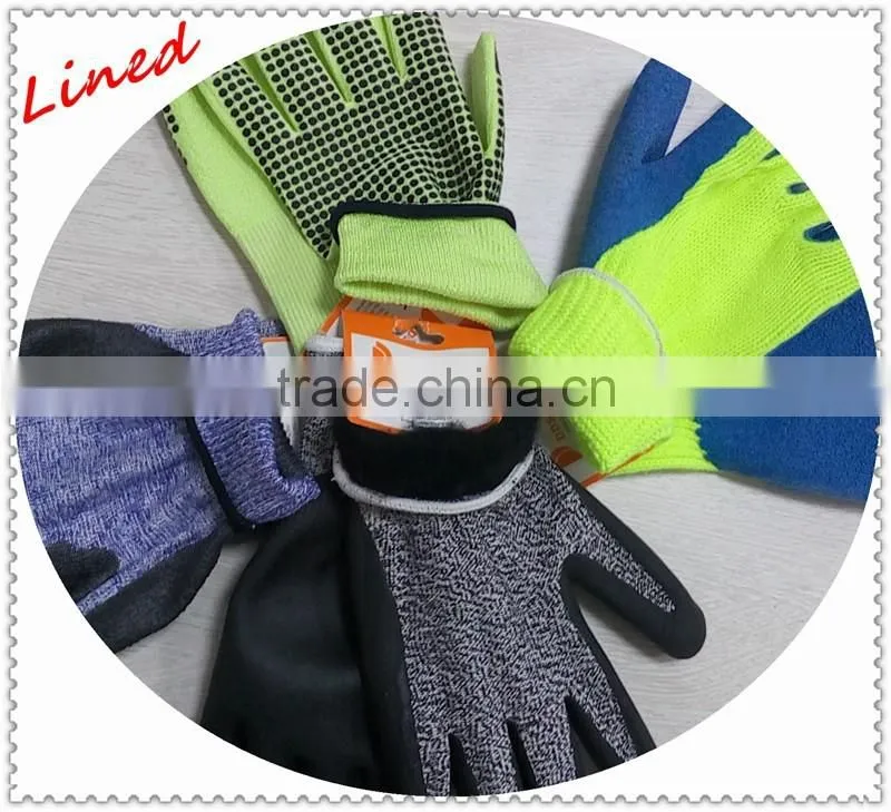 DDSAFETY Cut Resistant Gray Nitrile Palm Coated Safety Gloves
