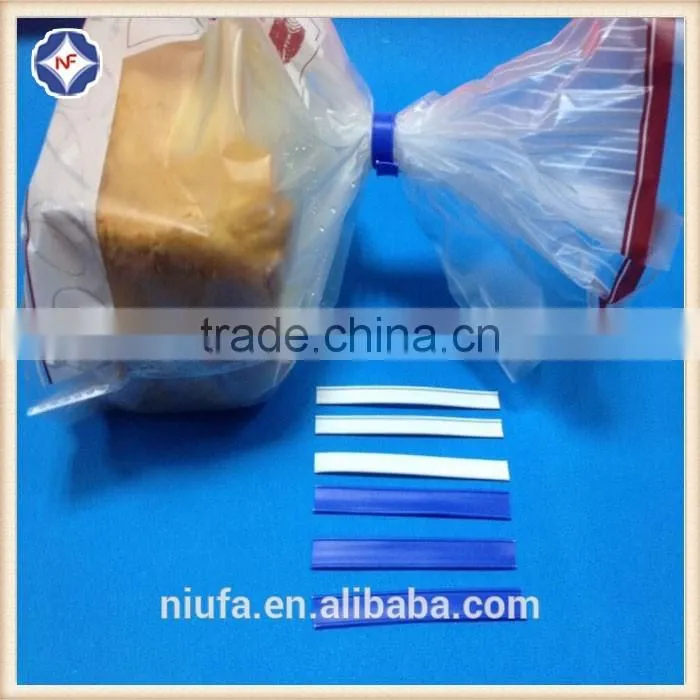 food packaging double wire plastic twist tie roll