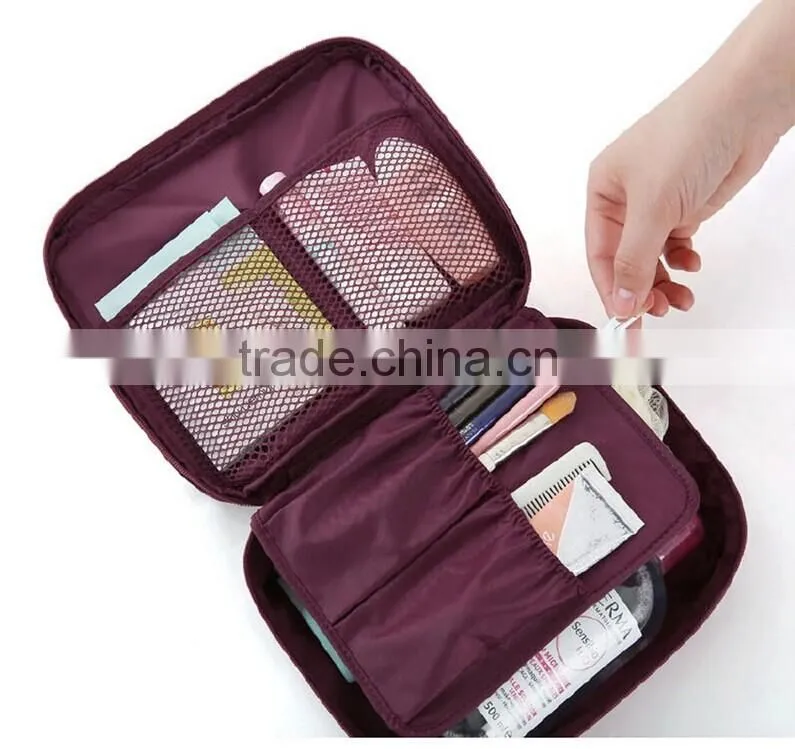Convience outdoor travel toiletry bag for lady