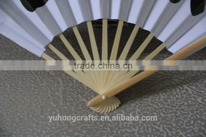 Japanese chopsticks paper fan with Japanese flag logo