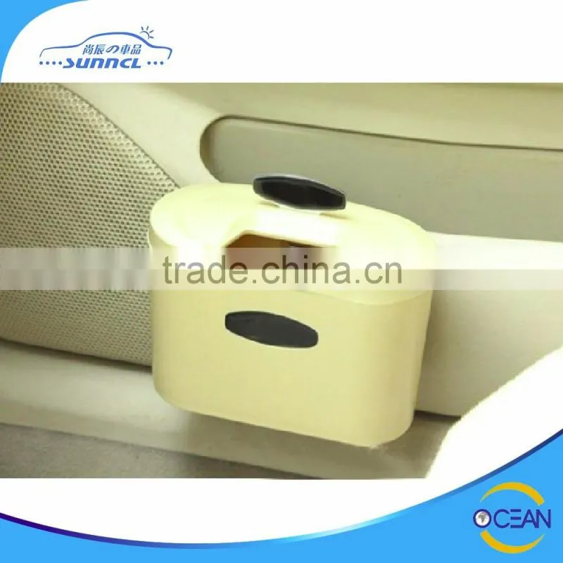 Plastic Useful Tidy Car Organizer Car Trash Can
