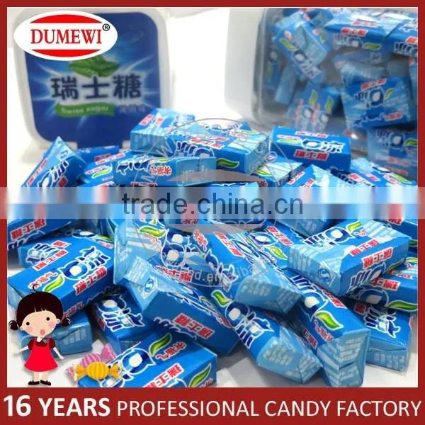 Mint Flavor Swiss Sugar Candy with Tattoo Paper