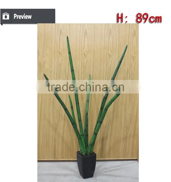 2015 new home decoration maguey potting artificial green plant