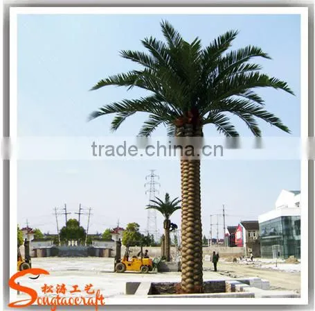 New design manufacturer China artificial palm tree outdoor decoration artificial palm tree fake artificial palm tree for sale