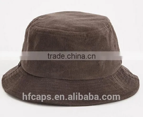 Plain Bucket Hat/Custom Corduroy Hats/Corduroy Bucket Hat