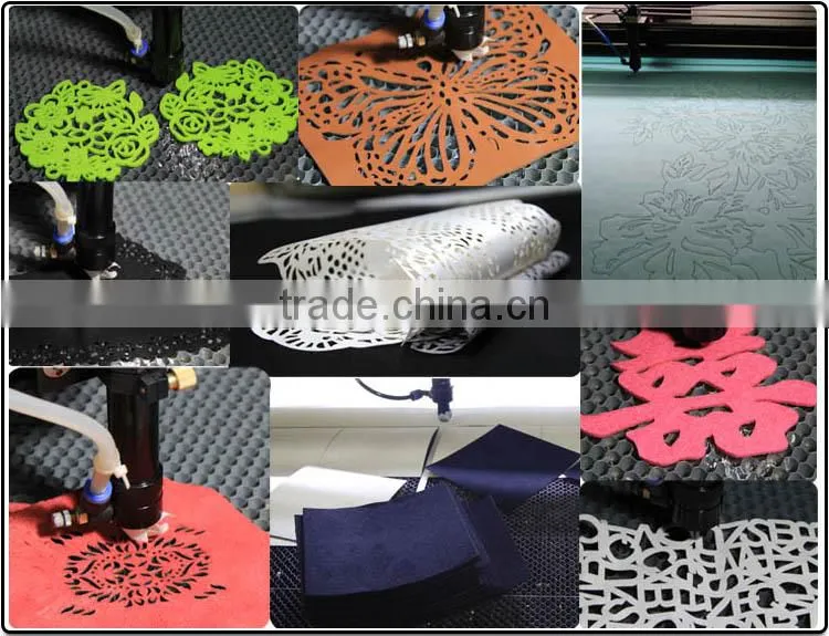 China-made professional CO2 leather acrylic paper rubber fabric hobby Laser Cutting machine