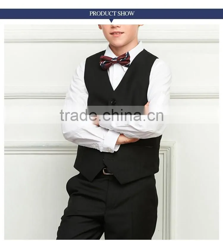 Bospoke Winter School Boys Black 3 Pieces Blazer For School Wear