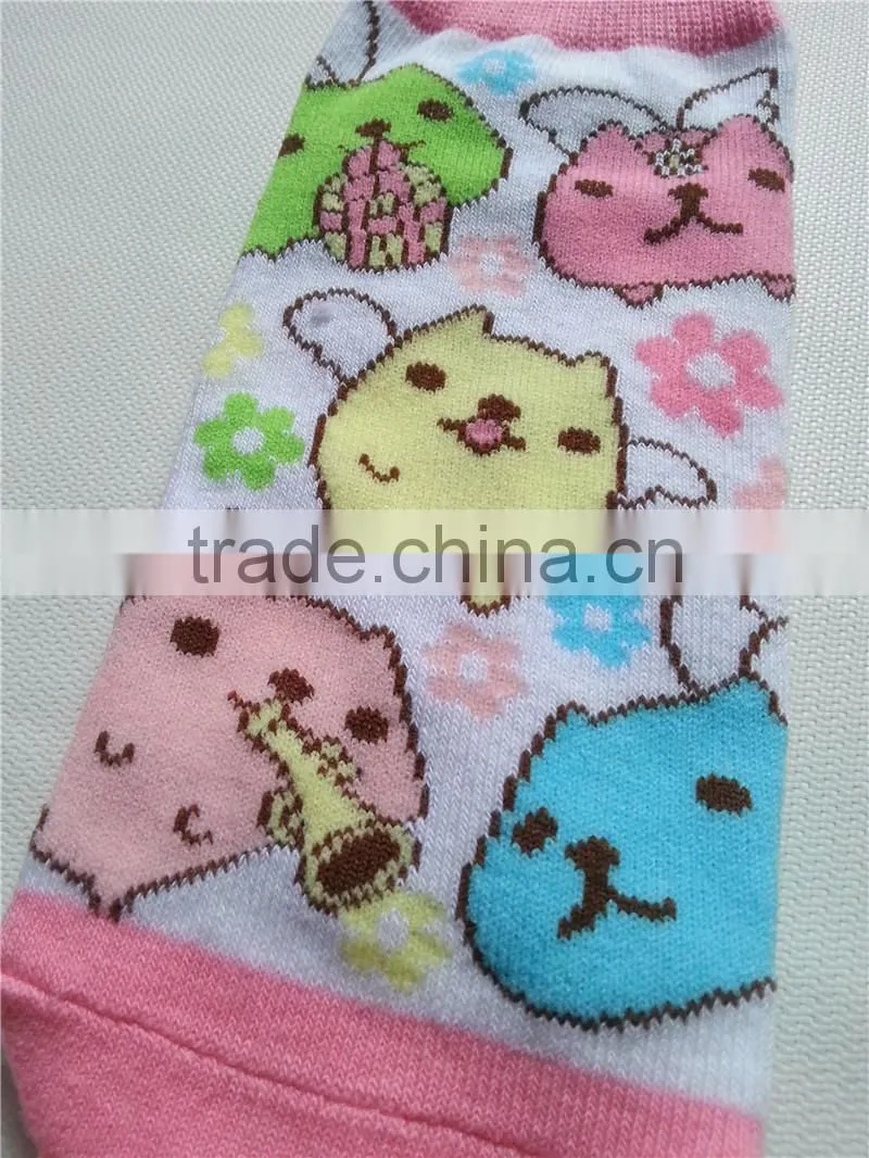 cartoon tube sock/custom printed cotton children tube socks