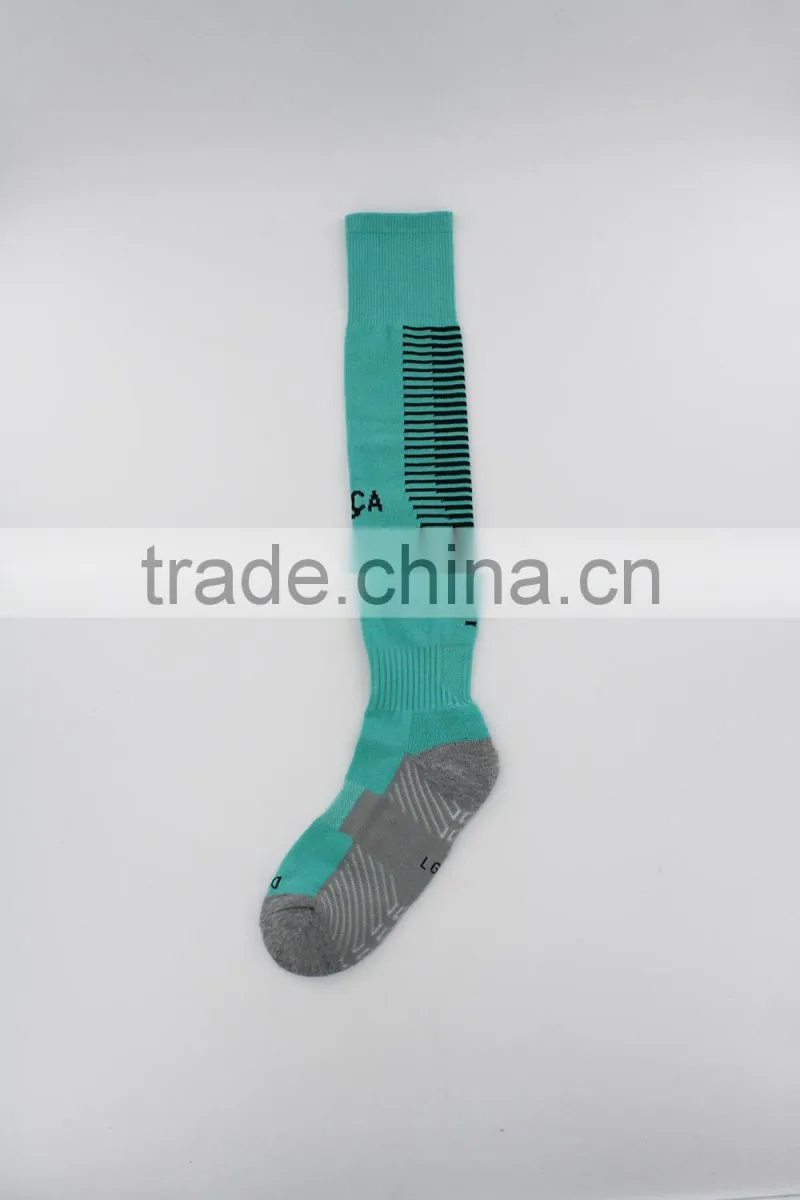 Compression soccer football knee high socks men