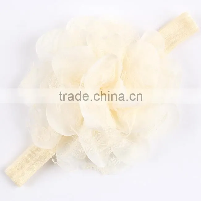 YA-04 2015 sales hot lace chiffon flower children's hair band