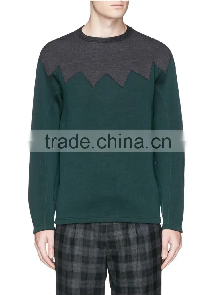 OEM couple lover polar fleece chest pocket mens sweatshirt