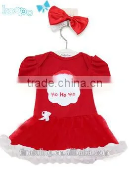 infant baby girls deer pattern romper and dress with hairband