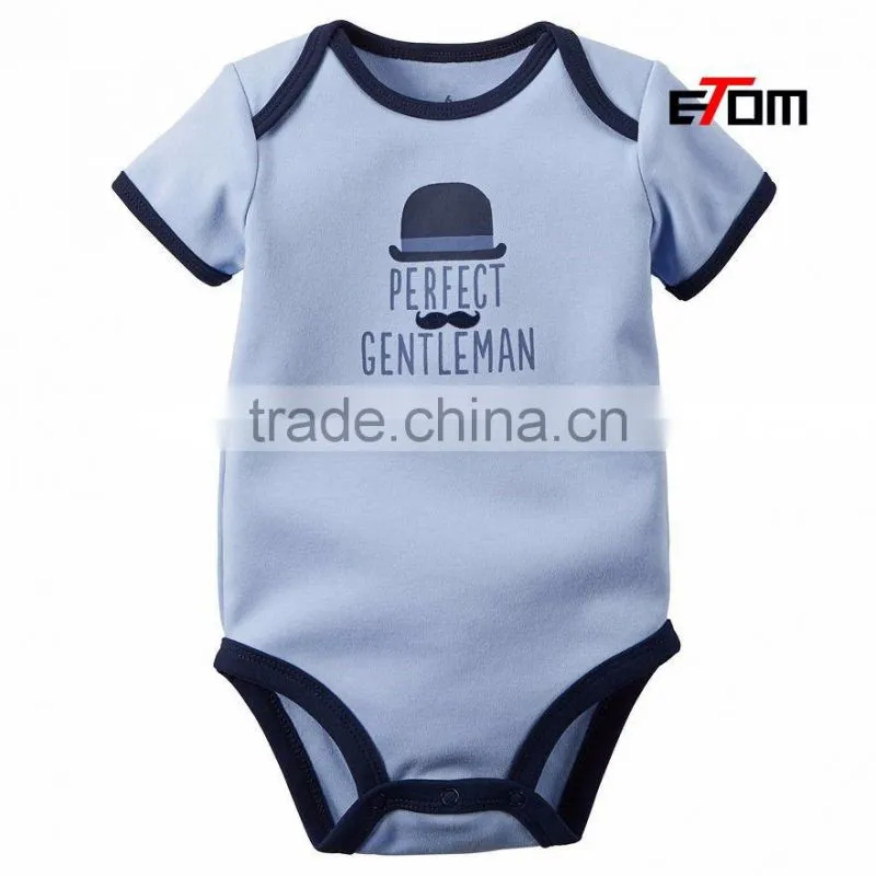 1523 OEM Baby clothes newborn boys 100% cotton print baby jumpsuit long sleeve Infants clothing& Toddlers baby onesie