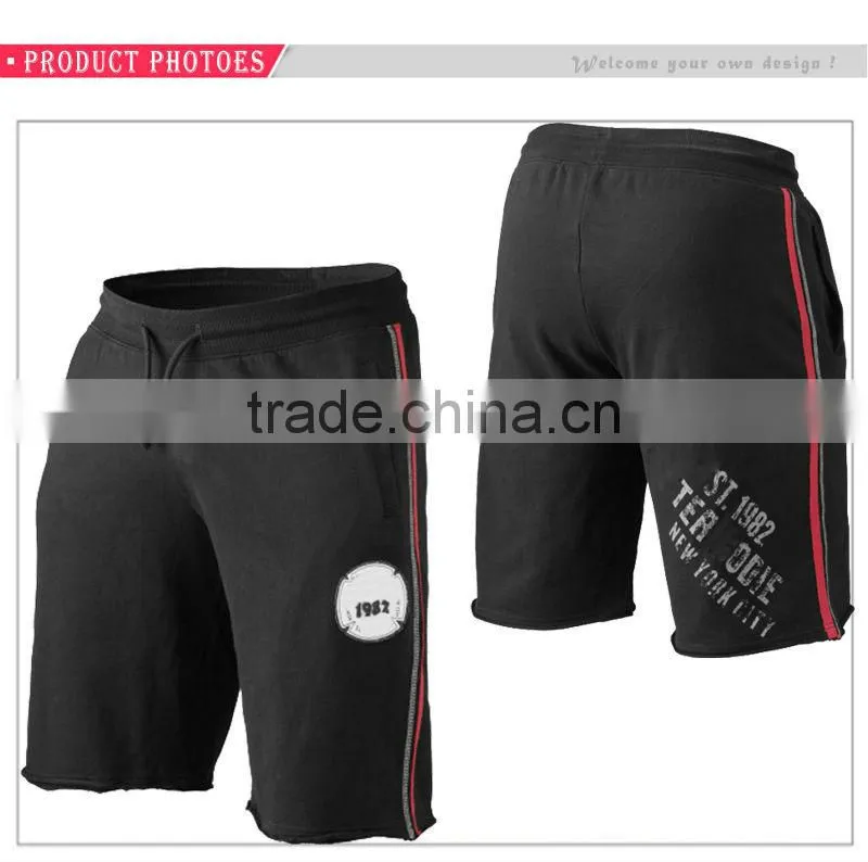 cotton blended crossfit shorts mens sweat shorts