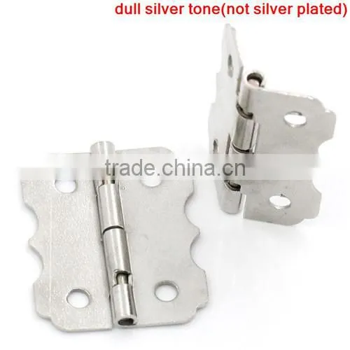 Factory Wholesale Silver Tone 4 Holes Door Butt Hinges