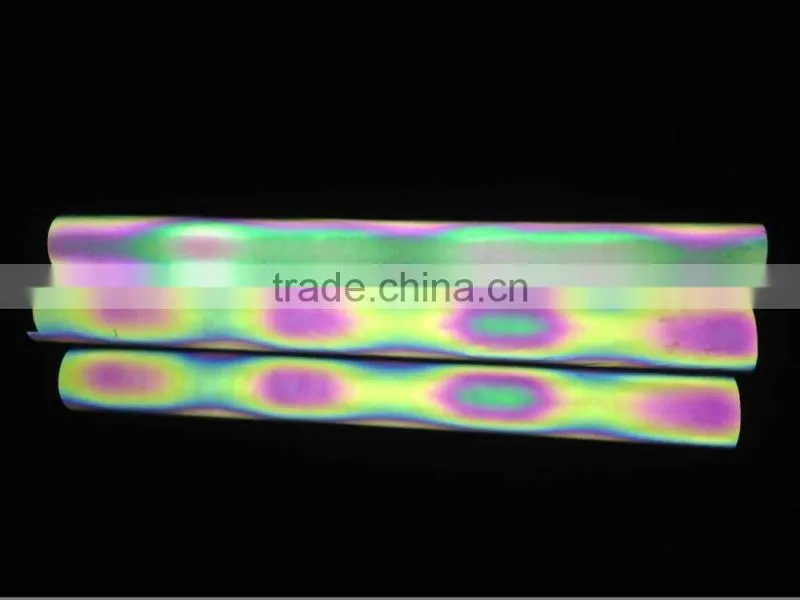 Reflective see through printing paper film for clothing and shoes