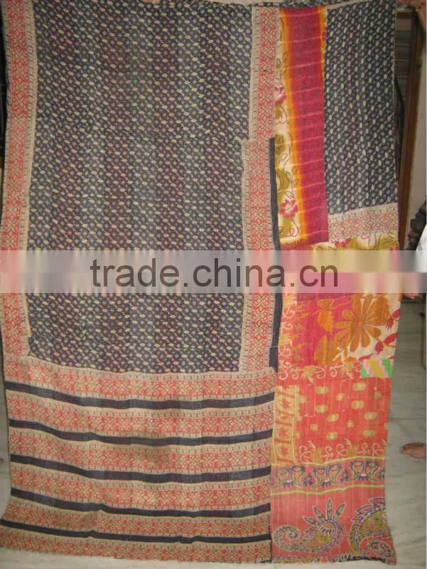 kantha quilts/kantha bedcovers /hand quilted bedcovers/kantha rallis
