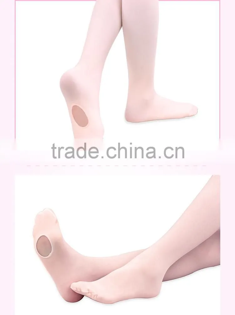 Factory In-stock Convertible Dance Tights Training Ballet Tights With Hole