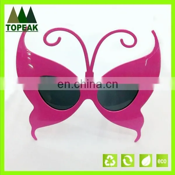 Hot sale decorative butterfly shaped kid sunglasses