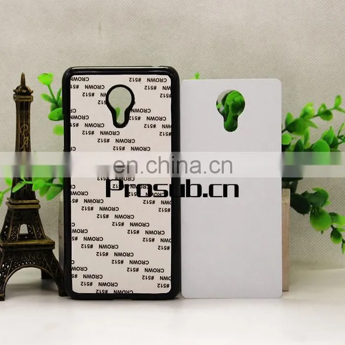 2d sublimation PC plastic blank smartphone case cover for Prosub-MEIZU Meilan note 3