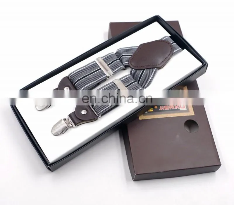 Wholesale printing suspenders mens suspenders