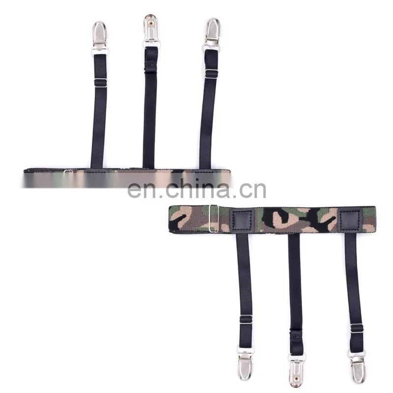 Newline design mens fashion adjustable shirt stays shirt garters