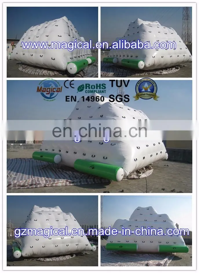 Funny inflatable water iceberg toys giant inflatable water pool toys