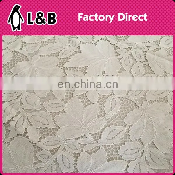 Polyester Embroidery Knit Tull Mesh Fabric