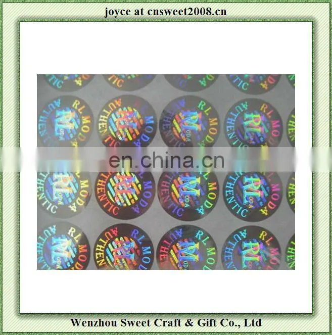 Hologram Label Custom Logo Sticker