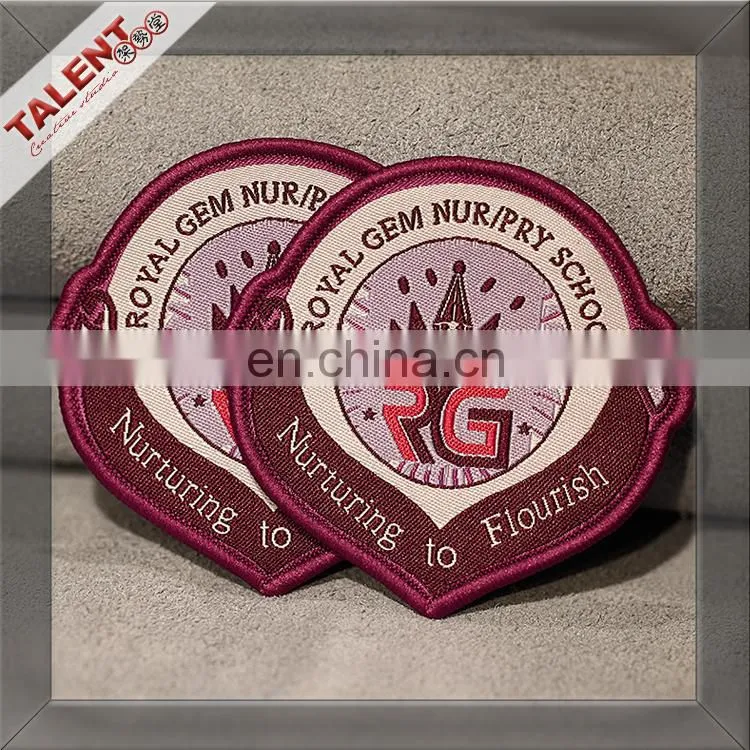 High quality custom woven scout badge From China supplier