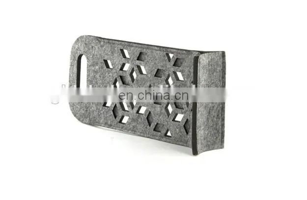 beautiful promotion grey felt hand bags