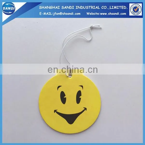 Cheap promotional custom paper car air freshener