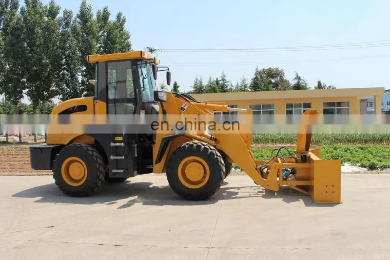 Factory direct supply loader with Snow plough , snow blower wheel loader