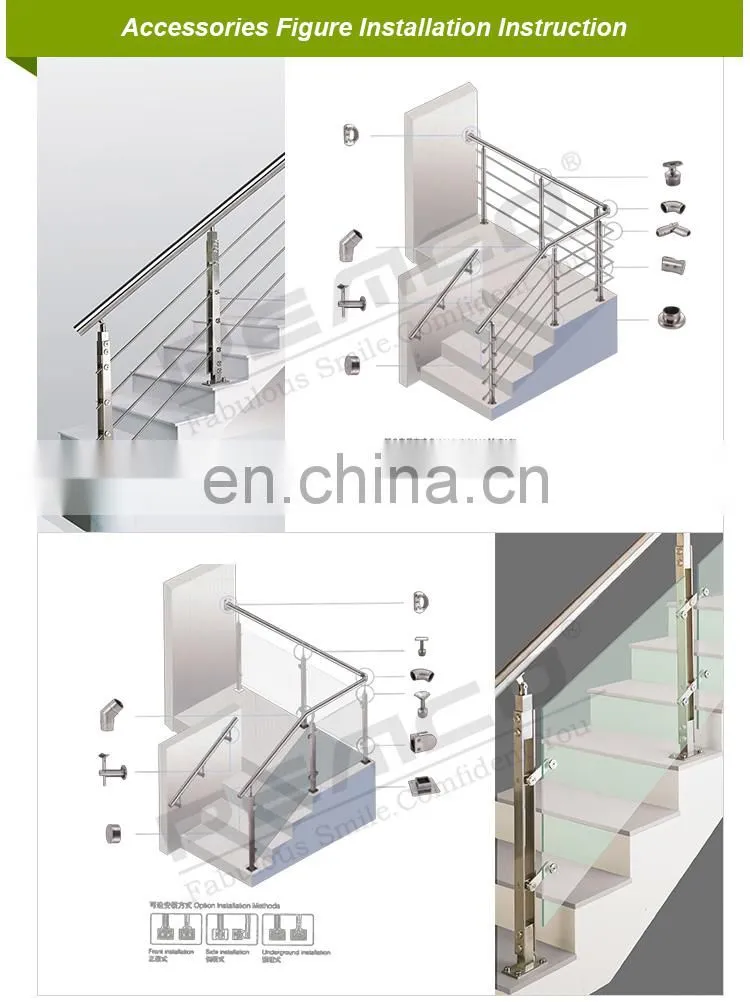 Modern Decoration Fashion Stainless Steel Crystal Baluster