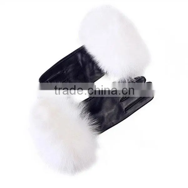 2016 Fashion High Quality Top Selling Quality Cheap Winter Women Dress Leather Gloves