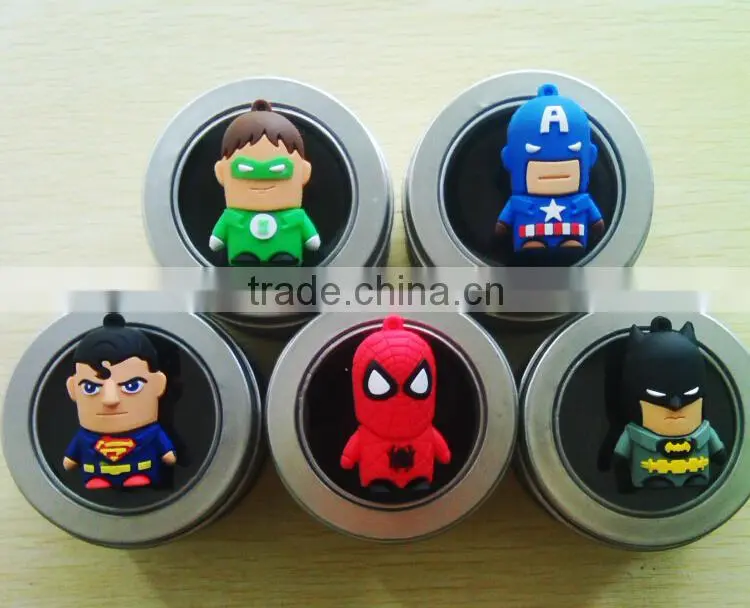 3D Cartoon USB The Avengers USB Stick,PVC The Avengers USB Flash drive