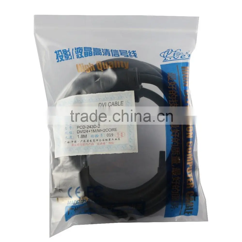 GOOD COMPATIBILITY 24+1 MALE TO MALE DVI CABLE FOR COMPUTER/TV